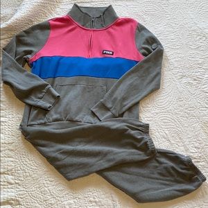 PINK Capri bottoms and pullover